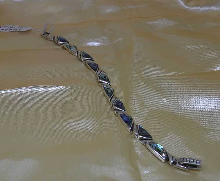 Mother of Pearl Silver Bracelet