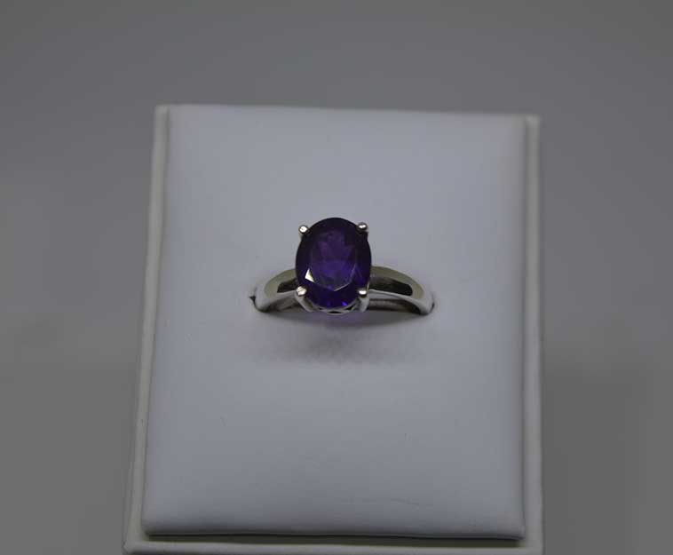 Amatyst Silver Ring