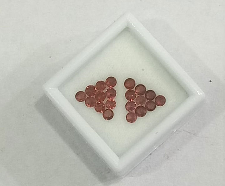Garnets for ears studs